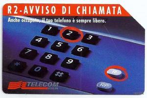 italia tarjete telecom telefonica usada  lire