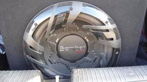 Audio Car Bomber Carbon + Cajon Sellado + Ampli 500rsm