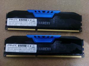 Memorias DDR3 Gamer PNY Anarchy Kit (2x8GB) MHz