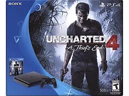 Playstation 4 Slim Uncharted 4 gtia. NUEVAS EN CAJA CERRADA