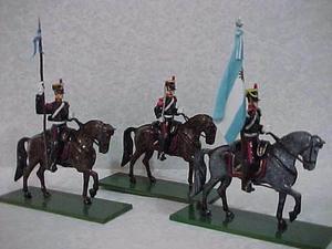 Soldados Del Regimiento De Granaderos A Caballo