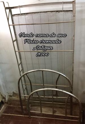 Vendo cama de una plaza Impecable