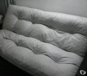 excelente futon en madera guatambu nuevo imperdible