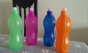 Botella Deportivas Plasticas Variedad De Colores