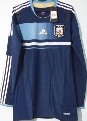 Camiseta Argentina suplente techfit manga larga