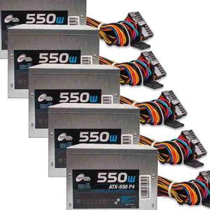 Combo Fuentes Noga 550w Pack Sata Atx 24 Pines X 10 U