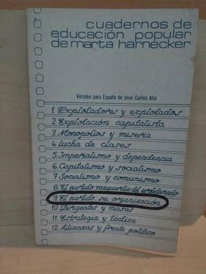 Cuadernos De Educación Popular De Marta Harnecker.