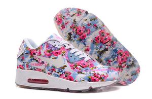 Nike air max 90 flowers!!