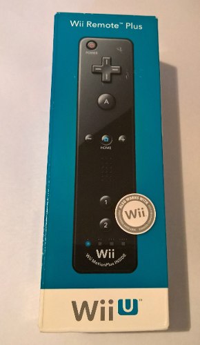 Wii Motion Remote Plus Original Negro Nuevo
