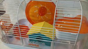 Jaula Para Hamsters Habitrail Cristal Con Accesorios