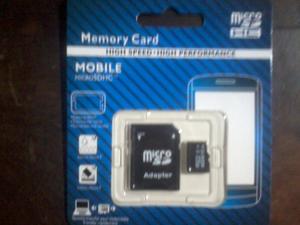 Memoria Micro Sd 16 gb Con Adaptador Hc Nuevo