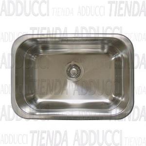 Pileta Cocina Simple Acero Inox Johnson E54 Adducci Tienda