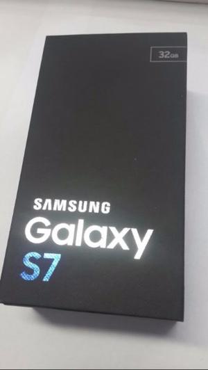 Samsung S7 Flat color Negro, impecable, con vidrio!!!