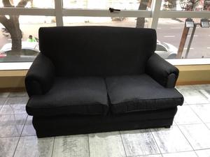 Sillón Negro 2 cuerpos de tela precio por unidad