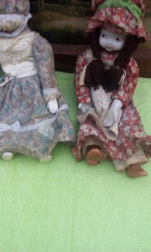 Vendo dos antiguas muñequitas de porcelana