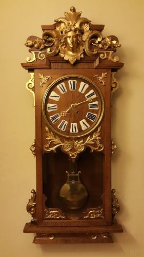 Imponente Reloj Frances, Fines Siglo Xviii, Gran Porte