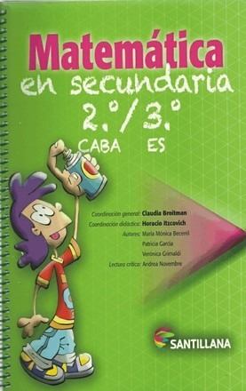 Matematica En Secundaria 2 / 3 - Santillana