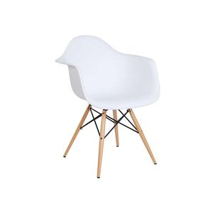 Sillon Eames Premium Blanco/Negro/Rojo