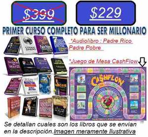 Megacoleccion Millonarios: 23 Libros+3 Audiolibros+cashflow