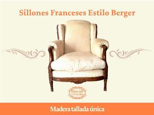 Par de Sillones Franceses Estilo Berger