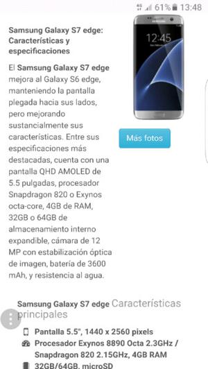 Urgente necesito el dinero s7 edge liberado