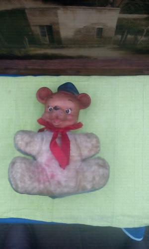 Vendo antiguo peluche con cabeza de goma