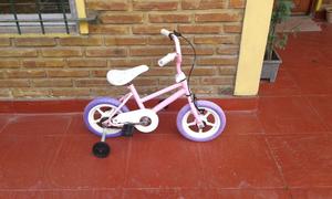 Bicicleta rodado 12 con rueditas