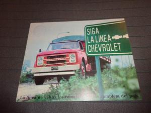 Chevrolet Linea Camiones Catalogo De Venta Original