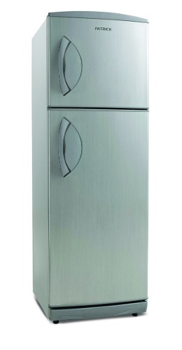 Heladera Patrick Hpk135 Metalica Con Freezer Clase A 