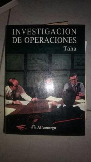 Libro "Investigacion de operaciones" de Taha