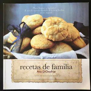 Libro Recetas De Familia Ana D'onofrio Mi Cocina Amateur