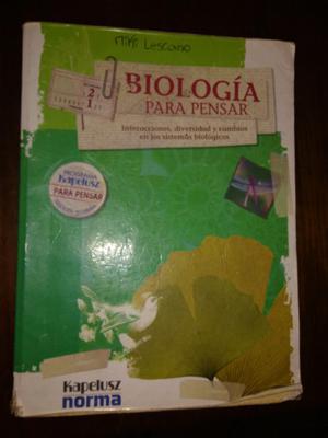 Libro de biología para pensar