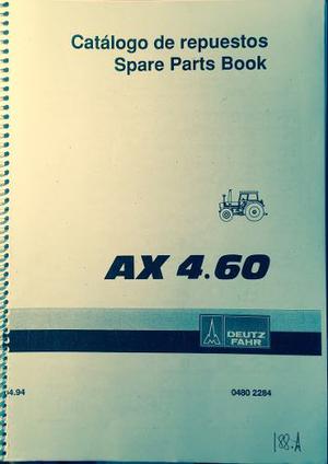 Manual De Repuestos Tractor Deutz Ax 4.60