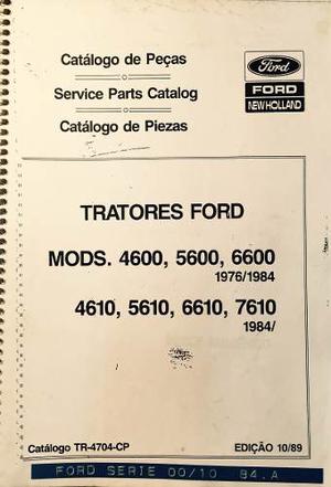 Manual De Repuestos Tractor Ford 