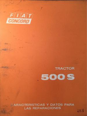 Manual De Taller Tractor Fiat 500 S