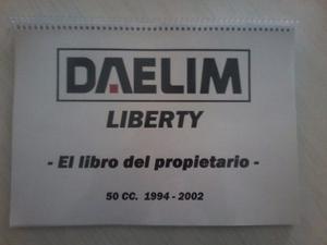 Manual Mecánico Completo Daelim Liberty