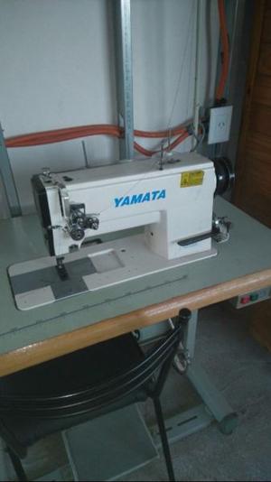 Maquina de coser industrial doble aguja yamata