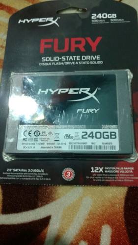 Ssd Hyperx Fury 240gb Sellado Nuevo Garantía