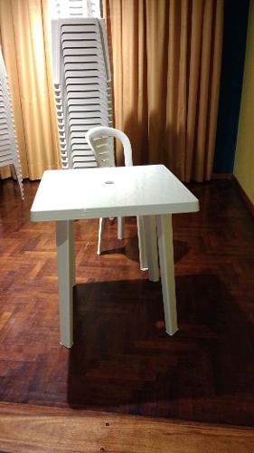 Aprovecha Mesa Cuadrada Plastica Con Patas Desarmables