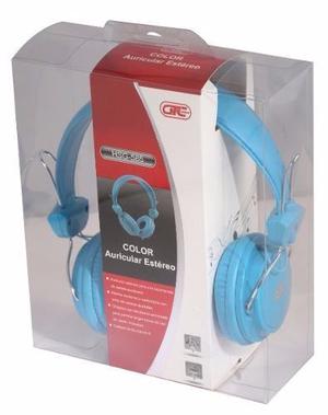 Auricular Con Micrófono Gtc Premium Hsg 585 Color Azul