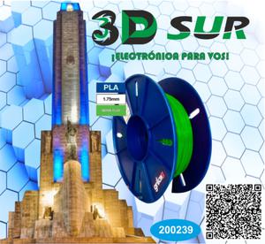 Filamento 3d Pla Verde Fluo 1.75 Grilon3®nth 1kg En Rosario
