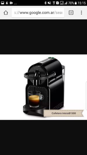 Nespresso Inisia y máquina de pan moulinex