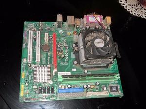 mother AMD Ahtlom 64 x 2 usada para reparar con memorias