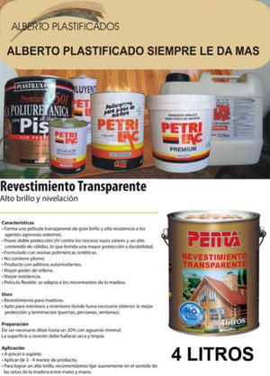 penta revestimiento transparente x 4 litros