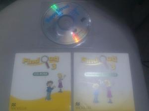 3 Cd´s Inglés Nuevos: Happy Street 1 MultiROM, Find Out 3