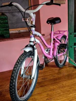 Bicicleta barby para niña