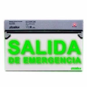 CARTEL SEÑALIZADOR LED ATOMLUX DE SALIDA DE EMERGENCIA