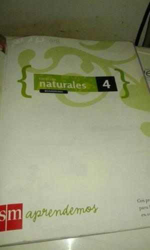 Cs.Naturales 4 SM Aprendemos con ficha actividades