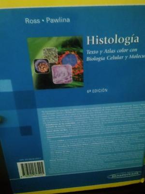 Histologia, texto y atlas 6ta edicion Ross