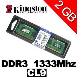 Memoria Kingston Ddr3 2Gb Mhz CL9
